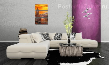 Модульная картина Вечерний Лондон