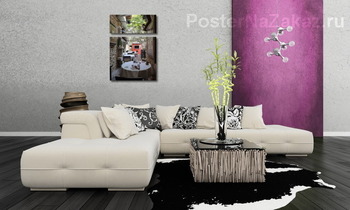 Модульная картина Уютный ресторанчик в Антибе