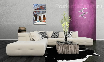 Модульная картина старый город