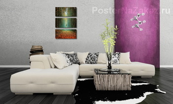 Модульная картина Уходящая осень.