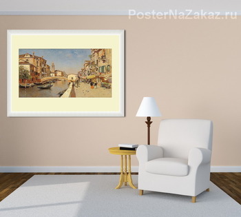 Модульная картина Сан Лоренсо Ривер с Колокольней Сан Джорджо