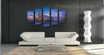 Модульная картина Две эпохи