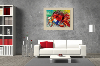 Модульная картина Волшебная рыбка