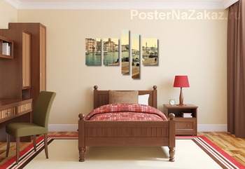 Модульная картина Отель Грюневальд, Венеция, Италия