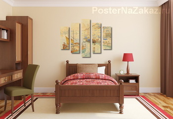 Модульная картина Рива дей Сетте Мартири, Венеция