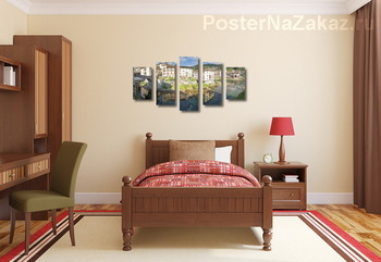 Модульная картина Прогулки по Сан-Джованни-Бьянко