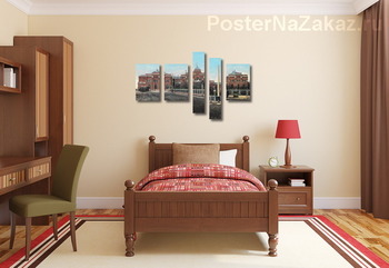 Модульная картина Вокзал 1900  –  1910 ,  Россия,  Татарстан,  Казань