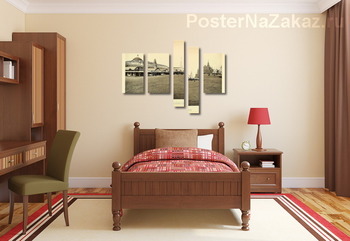 Модульная картина Красная площадь, 1888