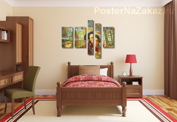 Модульная картина Болдинская осень