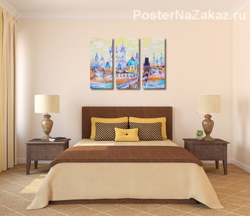 Модульная картина Прага