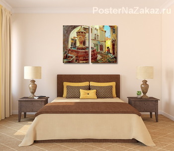 Модульная картина Итальянская зарисовка