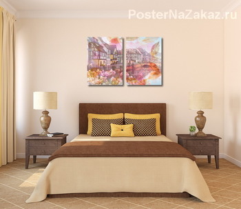 Модульная картина Прекрасная Франция