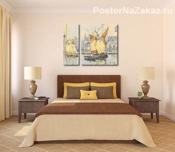 Модульная картина Вид на площадь Сан-Марко  