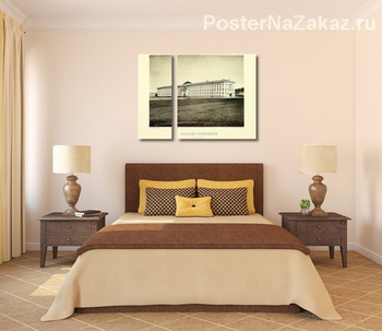 Модульная картина Сенат в Московском Кремле ,1884