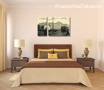 Модульная картина Знаменская площадь 