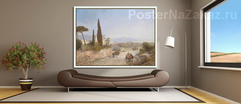Модульная картина Широкий пейзаж с видом на Флоренцию