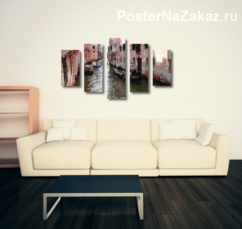 Модульная картина Каналы Венеции