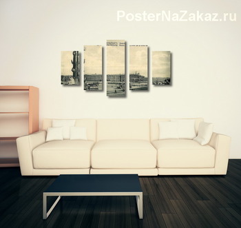 Модульная картина Зимний дворец со стороны Невы