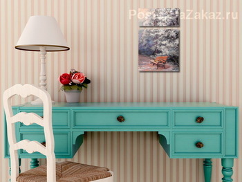 Модульная картина Забытая книга