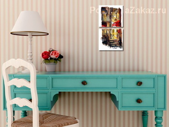 Модульная картина Вечер в Париже