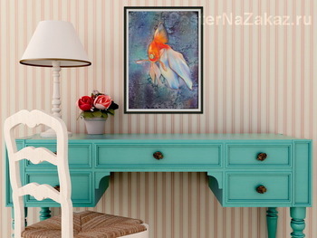 Модульная картина Вуалехвост