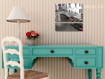 Модульная картина Прогулка по Венеции