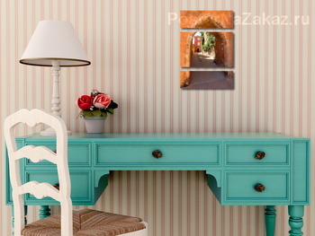 Модульная картина Оттенки охры Руссийона