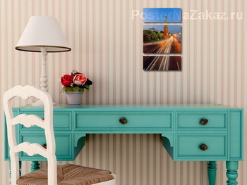 Модульная картина Кремлевская набережная