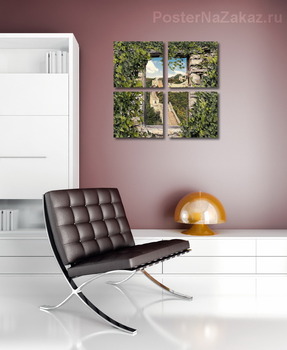 Модульная картина Китайская стена