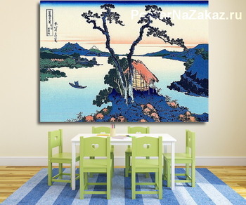 Модульная картина Озеро Сувалки в провинции Синано