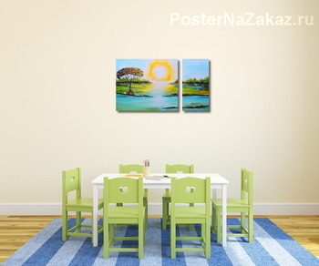 Модульная картина Fantasy landscape