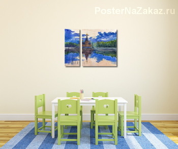 Модульная картина Под небом голубым