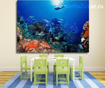 Модульная картина Coral004