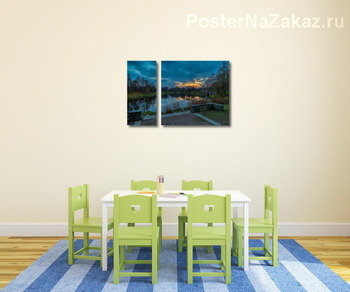 Модульная картина Павловск, Осень