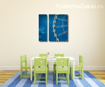 Модульная картина Урбанометрия. Геометрия полета.