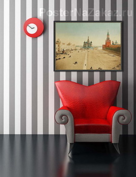 Модульная картина Вид на Москву, 1900-е годы