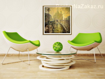 Модульная картина Утро у Спаса