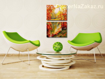 Модульная картина Золотая пора