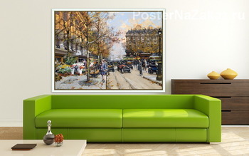 Модульная картина Площадь ла Мадлен