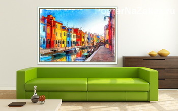 Модульная картина Улочка Италии
