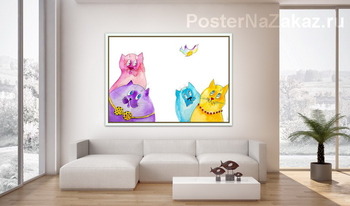 Модульная картина Мартовские коты