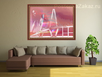 Модульная картина Красивый мост