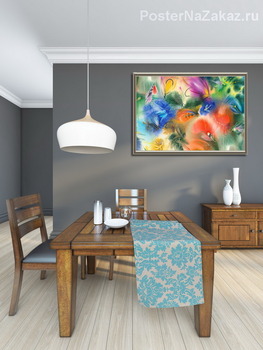 Модульная картина Сверкающие мушки