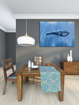 Модульная картина Синий кит