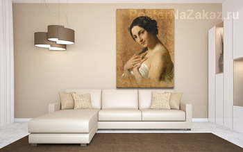 Модульная картина Портрет молодой женщины