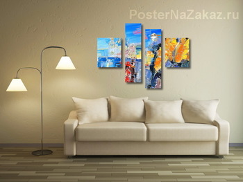 Модульная картина У банковского мостика