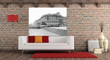 Модульная картина Дворцовая пристань и Зимний дворец 1860  –  1873