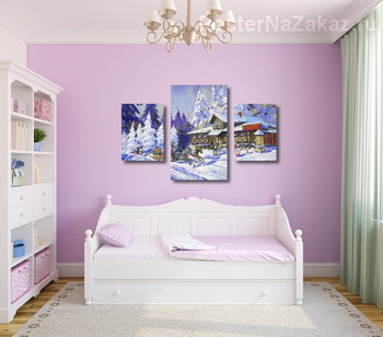 Модульная картина Прелести зимы