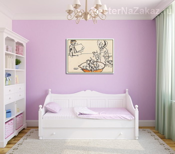 Модульная картина Купание