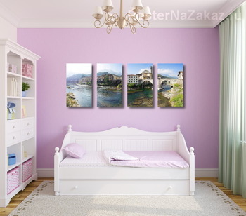 Модульная картина Панорама Сан-Джованни-Бьянко